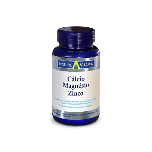 Imagem do produto Cálcio Magnésio Zinco 90 Cápsulas Nature Vitamin