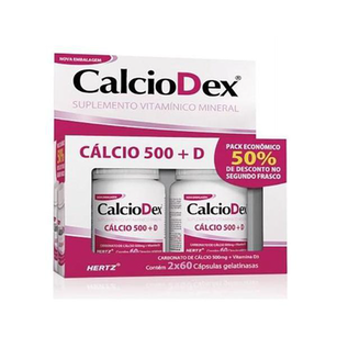 Imagem do produto Calciodex - Kit 60 E 60 Cápsulas Gelatinosas Hertz