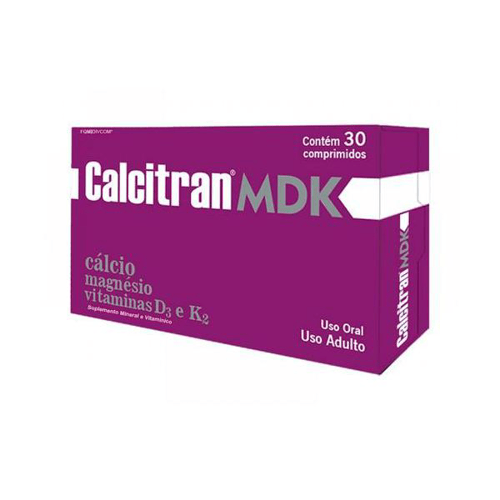 Calcitran Mdk Com 30 Comprimidos
