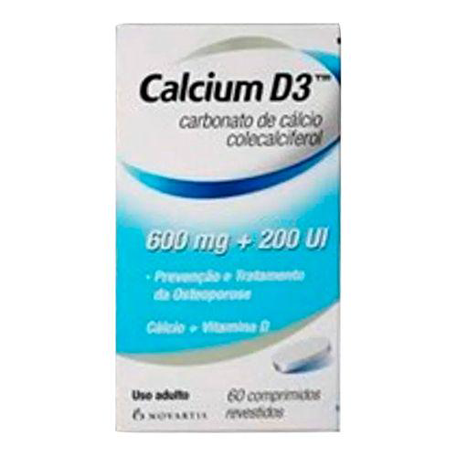 Calcium - D3 600Mg 60 Comprimidos
