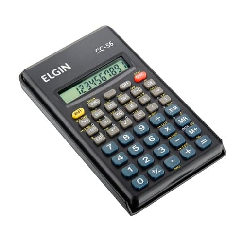 Imagem do produto Calculadora Científica Elgin 56 Funções Preta 1 Unidade