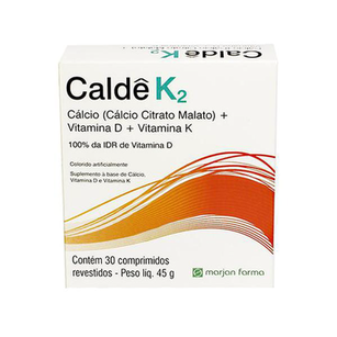 Imagem do produto Caldê Cálcio E Vitamina D E Vitamina K 30 Comprimidos
