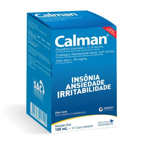 Imagem do produto Calman Solução Oral Com 100Ml