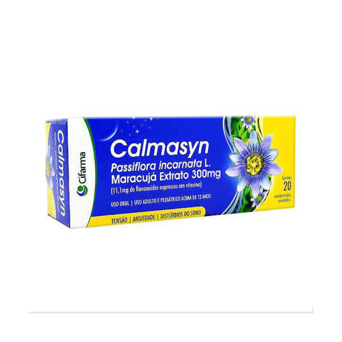 Imagem do produto Calmasyn 300Mg 20 Comprimidos