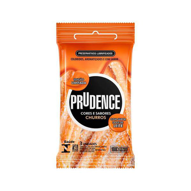 Prudence Sabor Churros  (Preservativo) C/3 Und