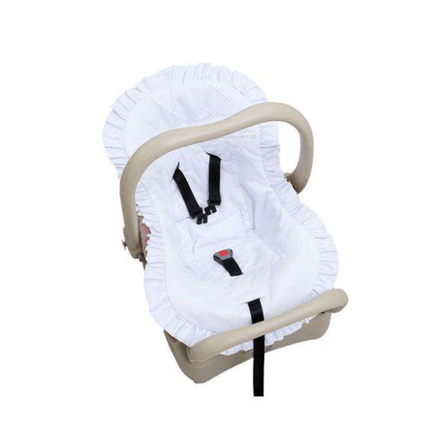 Imagem do produto Capa Para Bebê Conforto Bordado Inglês Branco Biramar Baby B006286 Capa Bebe Conforto Bordado Ingles Branco