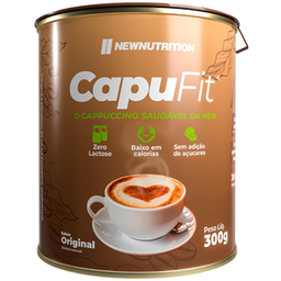Imagem do produto Cappuccino Capufit 300G A Base De Whey Protein Zero Lactose, Zero Gordura E Baixo Em Calorias Newnutrition