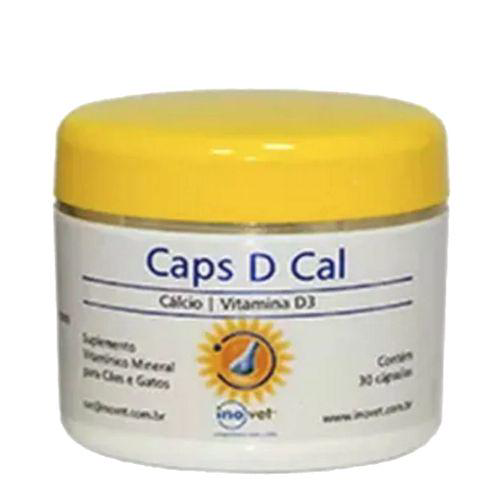Imagem do produto Caps D Cal Suplemento Para Cães E Gatos C/ 30 Cápsulas Inovet