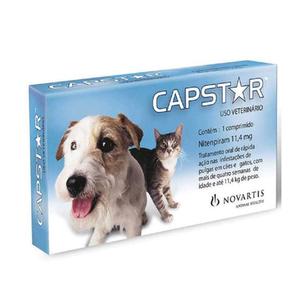 Imagem do produto Capstar 11,4Mg Para Cães E Gatos Até 11Kg Caixa Com 1 Comprimido