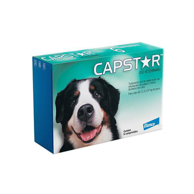 Imagem do produto Capstar 57Mg Para Cães De 11,5 A 57Kg Com 6 Comprimidos