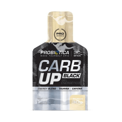 Imagem do produto Carb Up Gel Black Sabor Baunilha 1 Unidade