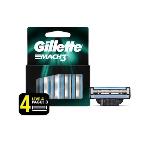 Carga Para Aparelho De Barbear Gillette Mach3 Regular
