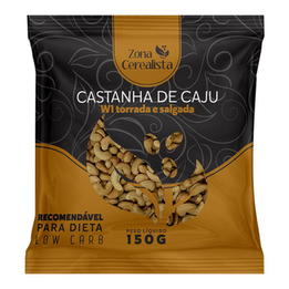 Imagem do produto Castanha De Caju W1 Torrada E Salgada Zona Cerealista 150G Online
