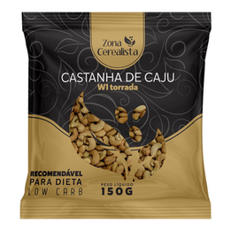 Imagem do produto Castanha De Caju W1 Torrada E Sem Sal Zona Cerealista 150G Online