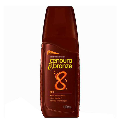 Imagem do produto Cenoura - E Bronze Oleo Bronzeador Spray Betacaroteno Fps 8 Com 110 Ml