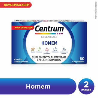 Imagem do produto Centrum Essentials Homem Com 60 Comprimidos