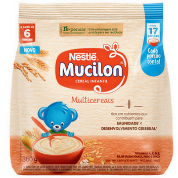 Imagem do produto Cereal Infantil Mucilon Multicereais Com 360Gr Sachê