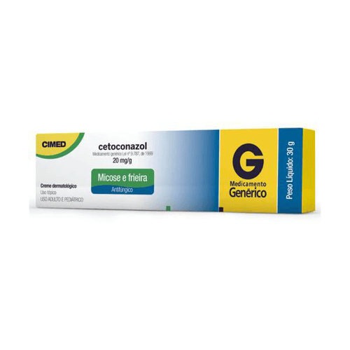 Cetoconazol - Creme Com 30 G Cimed Genérico