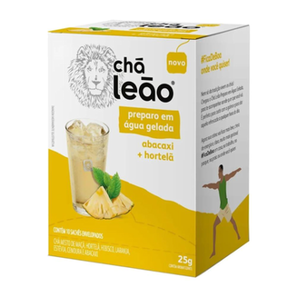 Imagem do produto Chá Leão Água Gelada Abacaxi+Hortelã 10X25g