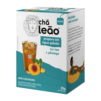 Imagem do produto Chá Leão Água Gelada Ice Tea +Pessêgo 10X25g