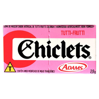Imagem do produto Chiclets Adams Tutti Frutti 2,8G
