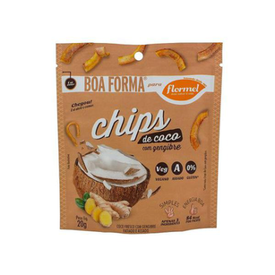 Imagem do produto Chips De Coco Com Gengibre Flormel 20G