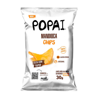Imagem do produto Chips Popai Mandioca Natural Com 30G 30G