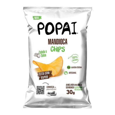Imagem do produto Chips Popai Mandioca Salsa E Cebola Com 30G 30G