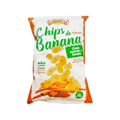 Imagem do produto Chips Sertanitos Banana Com Açúcar E Canela 50G
