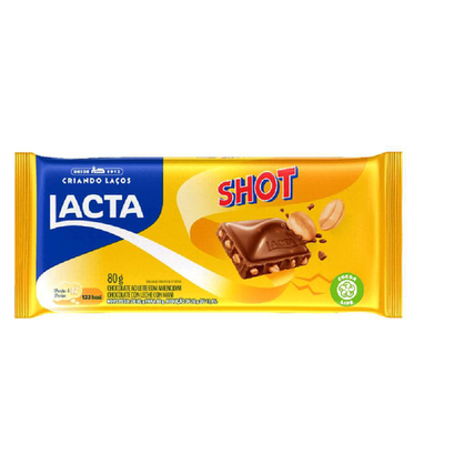 Imagem do produto Chocolate Em Barra Lacta Shot 80G Panvel Farmácias