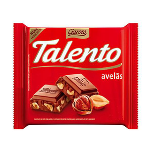 Imagem do produto Chocolate Garoto Talento Avelãs Chocolate Garoto Talento Chocolate Ao Leite Com Avelãs 25G