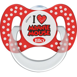 Imagem do produto Chupeta Lillo Disney Minnie Mouse Silicone Ortodôntica Tamanho 1 De 0 A 6 Meses 1 Unidade