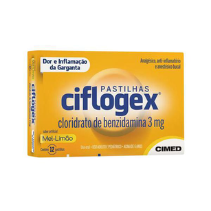 Imagem do produto Ciflogex - Mel-Limao 12 Pastilhas