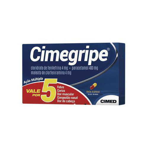 Cimegripe - 20 Cápsulas