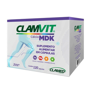 Imagem do produto Clamvit Calcio Mdk Com 120 Capsulas