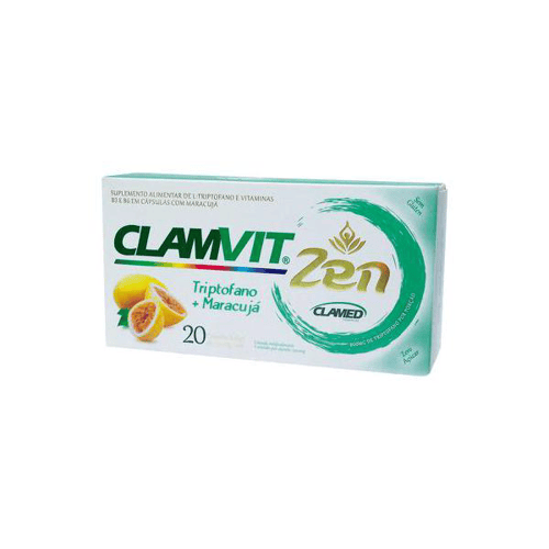 Clamvit Zen Com 20 Capsulas Zero Acucar