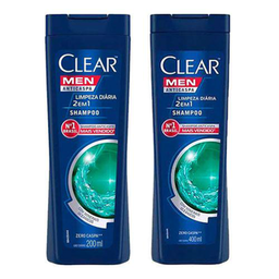 Imagem do produto Clear Shampoo Anti Caspa 2 Em 1 Limpeza Diaria 400 Ml E Shampoo 200Ml Com 50% De Desconto