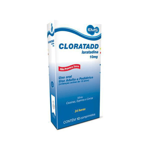 Imagem do produto Cloratadd - 10Mg 12 Comprimidos
