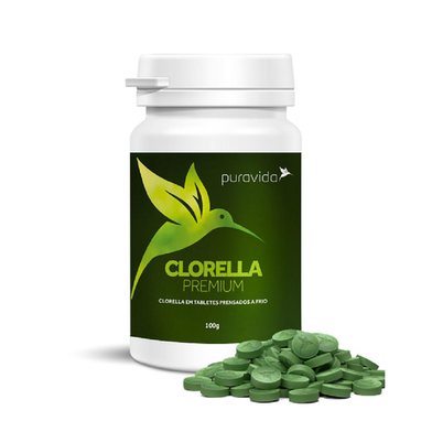 Imagem do produto Clorella Premium Pura Vida 200 Tabletes