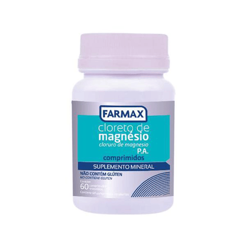 Imagem do produto Cloreto De Magnésio Farmax Comprimidos Com 60 Unidades