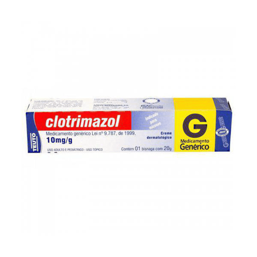 Imagem do produto Clotrimazol - 1% Creme 20G Teuto Genérico