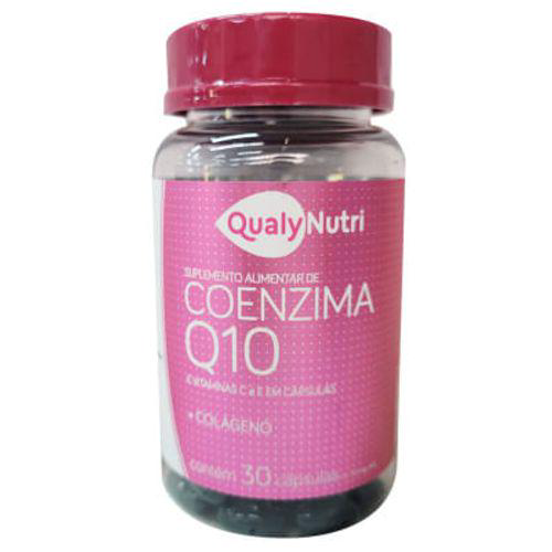 Imagem do produto Coenzima Q10 Vitaminas +Colágeno Qualy Nutri Com 30 Cápsulas