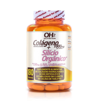 Imagem do produto Colageno 1000Mg + Silicio Organico 150Mg Oh2 180 Tabletes