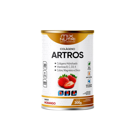 Imagem do produto Colágeno Artros Morango 300G Mix Nutri