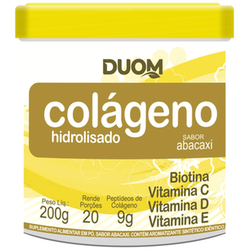Imagem do produto Colágeno Hidrolisado Peptídeos E Vitaminas Abacaxi Duom