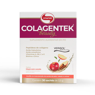 Imagem do produto Colagentek Beauty Vitafor 30 Sachês 3,5G Maça Com Canela