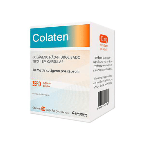 Imagem do produto Colaten Colágeno Tipo 2 40Mg C/ 90 Cápsulas