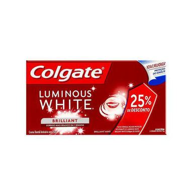 Imagem do produto Colgate Kit 2 Creme Dental Luminous White 70G Com 50% De Desconto Na Segunda Unidade