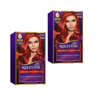 Imagem do produto Coloração Koleston Vermelhos Poderosos 7744 Kit Com 02 Un
