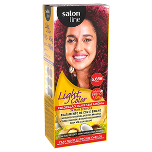 Imagem do produto Coloração Suave Salon Line Light Color 5.666 Rubi Com 1 Unidade
